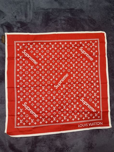 supreme louis vuitton bandana